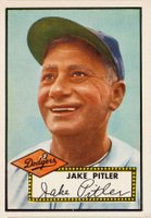 1952 Topps #395 Jake Pitler Baseball Card