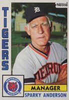 1984 Topps Nestle Hand Cut #259 Sparky Anderson Baseball Card