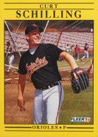 1991 Fleer #491 Curt Schilling Baseball Card