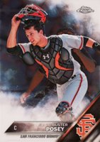 2016 Topps Chrome #125 Buster Posey Baseball Card