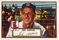 1952 Topps #335 Ted Lepcio Baseball Card
