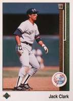 1989 Upper Deck #346 Jack Clark Baseball Card