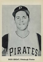 1961 Jay Publishing # Dick Groat Portrait-Pose to Chest-Light Background Baseball Card