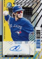 2021 Bowman Chrome Bowman Ascensions #BA2 Austin Martin Autograph Baseball Card
