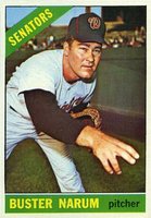 1966 Topps #274 Buster Narum Baseball Card