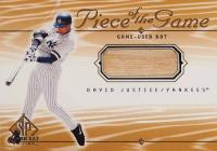 2001 SP Game Bat Piece of the Game #DJ David Justice Baseball Card