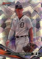 2022 Bowman's Best #7 Spencer Torkelson Atomic Refractor Baseball Card
