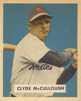 1949 Bowman #163 Clyde McCullough Baseball Card