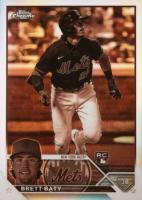 2023 Topps Chrome #204 Brett Baty Sepia Refractor Baseball Card