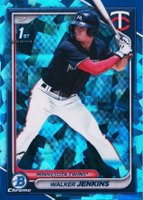 2024 Bowman Sapphire Edition Chrome Prospects #BCP43 Walker Jenkins Baseball Card