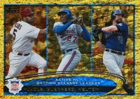 2012 Topps #124 NL Batting Average Leaders Gold Sparkle Baseball Card