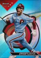 2023 Topps Finest #78 Bryce Harper Sky Blue Baseball Card