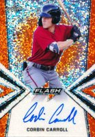 2019 Leaf Flash Autographs #BACC1 Corbin Carroll Orange Baseball Card