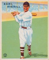 1933 Goudey #194 Earl Averill Baseball Card