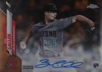 2020 Topps Chrome Update Sapphire Edition #119 Mike Trout Orange Baseball Card