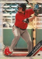 2019 Bowman Draft #BDC87 Triston Casas Chrome-Refractor Baseball Card