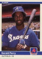 1984 Fleer Update #U-92 Gerald Perry Baseball Card