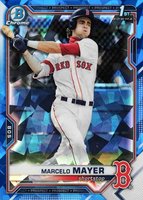 2021 Bowman Draft Chrome Sapphire Edition #BDC174 Marcelo Mayer Baseball Card