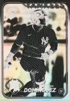 2024 Topps Chrome #89 Jasson Dominguez Negative Refractor Baseball Card