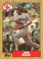 1987 Topps Tiffany #480 Jim Rice Baseball Card