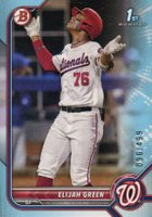 2022 Bowman Draft #BD23 Elijah Green Sky Blue Baseball Card