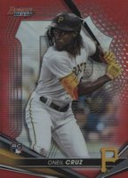 2022 Bowman's Best #36 Oneil Cruz Red Refractor Baseball Card