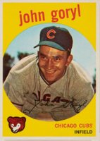 1959 Topps #77 John Goryl Baseball Card