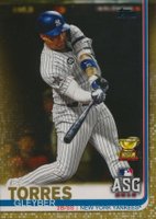 2019 Topps Update  #US148 Gleyber Torres Gold Baseball Card
