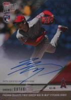 2018 Topps Now  #23B Shohei Ohtani Autograph-Blue Baseball Card