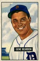 1951 Bowman #284 Gene Bearden Baseball Card
