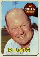 1969 Topps #254 Joe Schultz Baseball Card