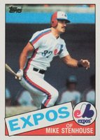 1985 Topps #658 Mike Stenhouse Baseball Card