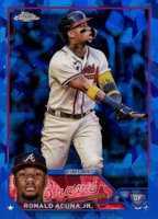 2023 Topps Chrome Sapphire #150 Ronald Acuna Jr. Baseball Card