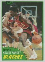 1981 Topps #88 Kelvin Ransey West Basketball Card