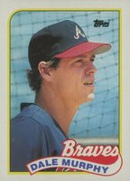1989 Topps #210 Dale Murphy Baseball Card