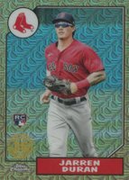2022 Topps Silver Pack 1987 Chrome Promo #T87C81 Jarren Duran Baseball Card