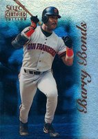 1996 Select Certified #31 Barry Bonds Mirror Blue Baseball Card