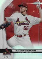 2020 Bowman Sterling #BPR28 Matthew Liberatore Red Refractor Baseball Card