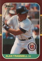 1987 Donruss Opening Day #216 Alan Trammell Baseball Card