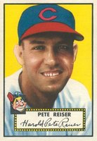 1952 Topps #189 Pete Reiser Cream back Baseball Card