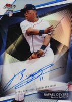 2018 Finest Firsts Autographs #FFARD Rafael Devers Baseball Card