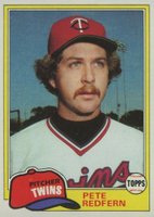 1981 Topps #714 Pete Redfern Baseball Card