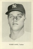 1966 Yankees Team Issue # Roger Maris Baseball Card