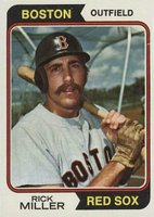 1974 Topps #247 Rick Miller Baseball Card