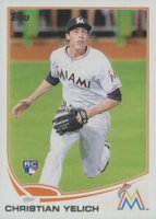 2013 Topps Update #US290 Christian Yelich Wal-Mart Blue Border Baseball Card