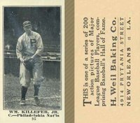 1916 Weil Baking Co. #95 Bill Killefer Baseball Card