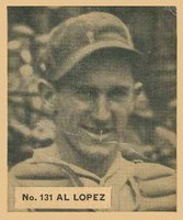1936 Goudey World Wide Gum  #131 Al Lopez Baseball Card