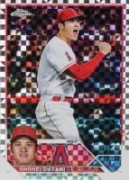 2023 Topps Chrome #17 Shohei Ohtani X-Fractor Baseball Card