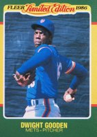 1986 Fleer Limited Edition #20 Dwight Gooden Baseball Card