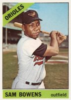 1966 Topps #412 Sam Bowens Baseball Card